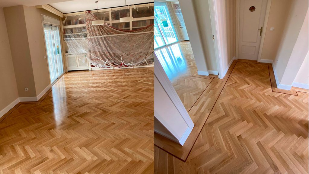 parquet en espiga