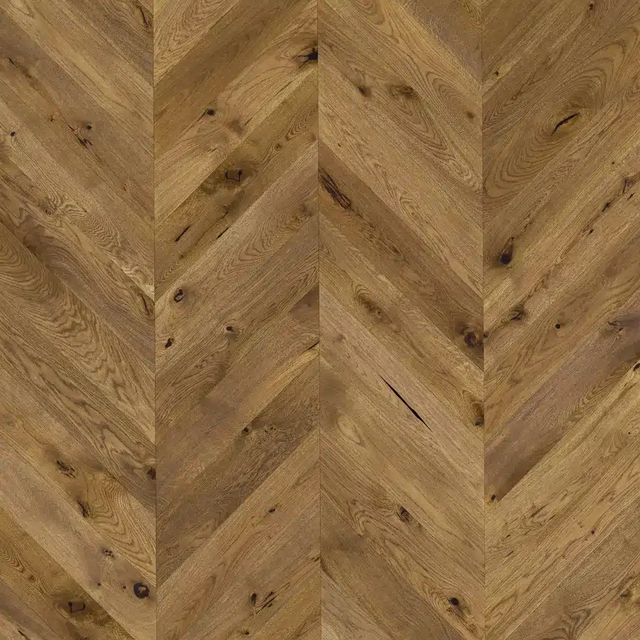 Chevron Psique Tarima Flotante Madera de Autor