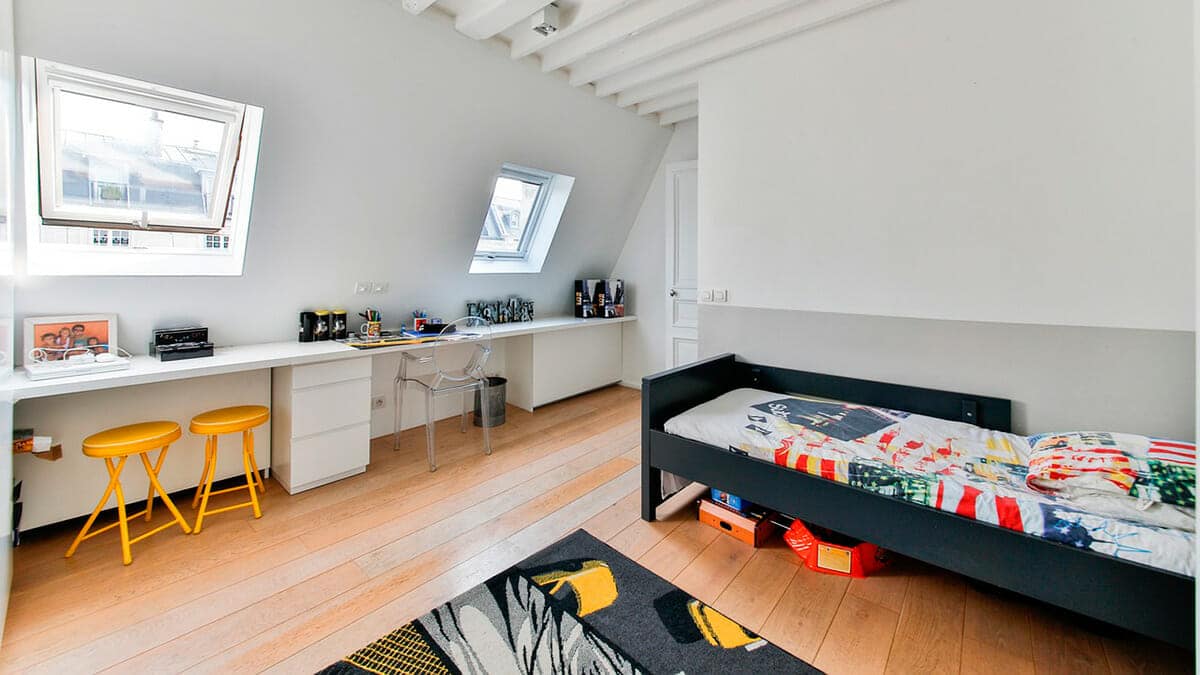 habitación infantil suelos laminados