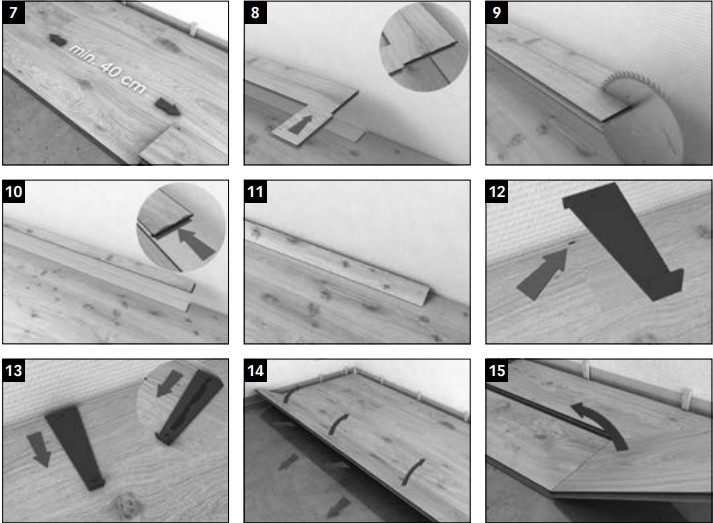 instalación tarima flotante multicapa