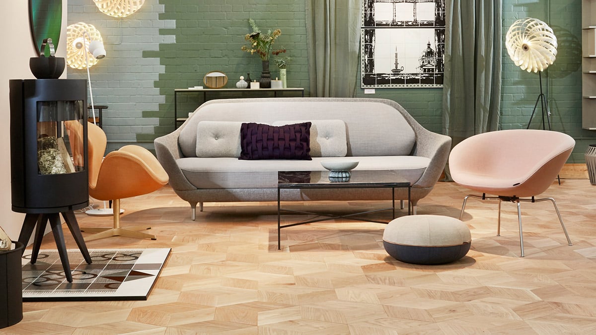 decoración con suelos de madera tipo parquet