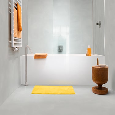 Suelos de vinilo en las paredes